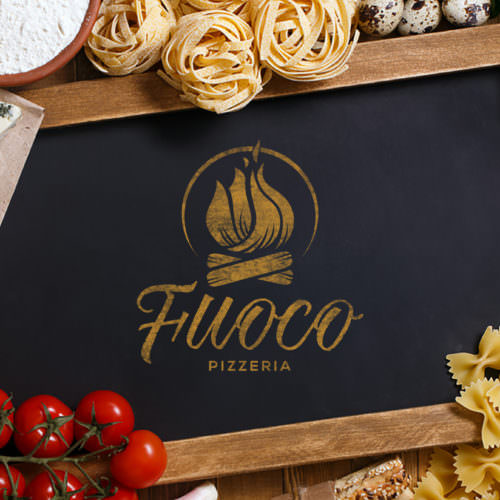 Dizajn i izrada logotipa i kompletnog identiteta za restoran italijanske kuhinje Fuoco