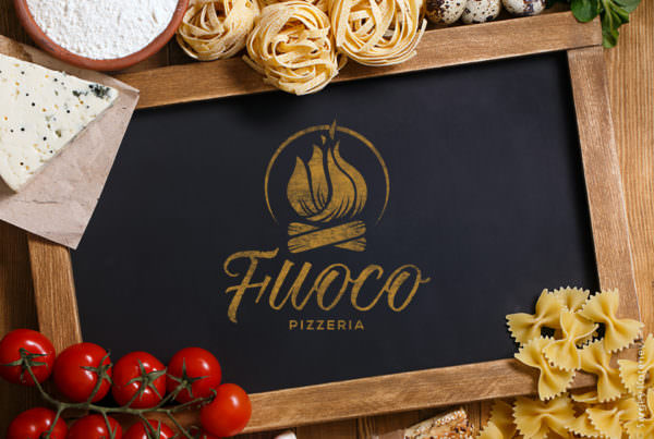 Dizajn i izrada logotipa i kompletnog identiteta za restoran italijanske kuhinje Fuoco