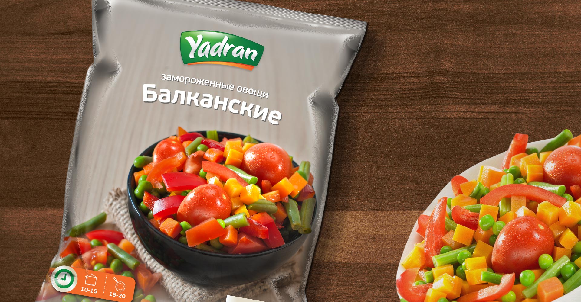 Dizajn i izrada pakovanja za smrznuto povrće Yadran